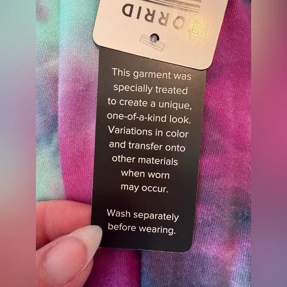 NWT Torrid Tie-Dye Super Soft Hi-Lo Maxi Dress - Torrid Size 4 (26, 4X) - Picture 13 of 15